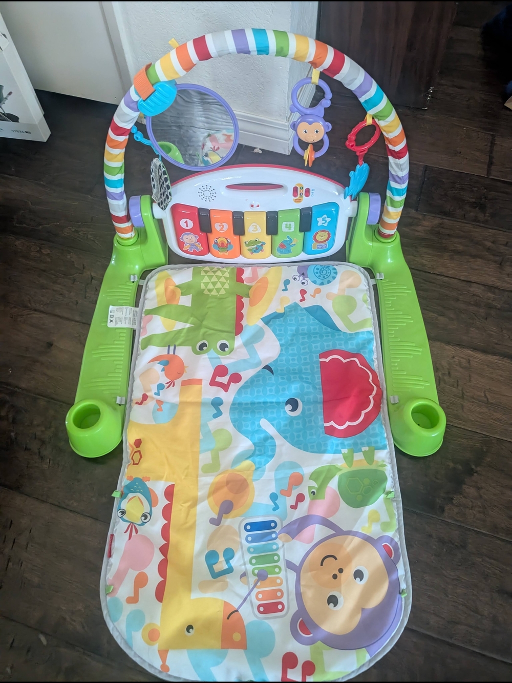 Baby Activity Play Mat with Musical Piano - Multi-Color